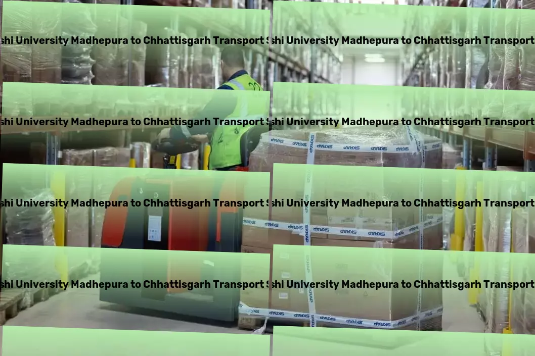 Abhilashi University Madhepura to Chhattisgarh Transport Discover the difference of optimized logistics services! - Courier and parcel services