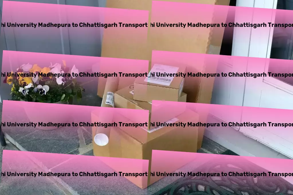 Abhilashi University Madhepura to Chhattisgarh Transport Bike Transport Service