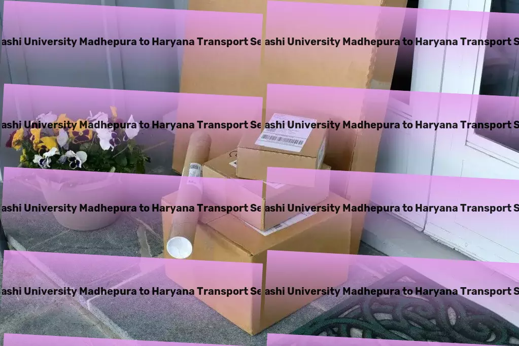 Abhilashi University Madhepura to Haryana Transport Your trusted ally in conquering logistic hurdles! - Advanced parcel delivery