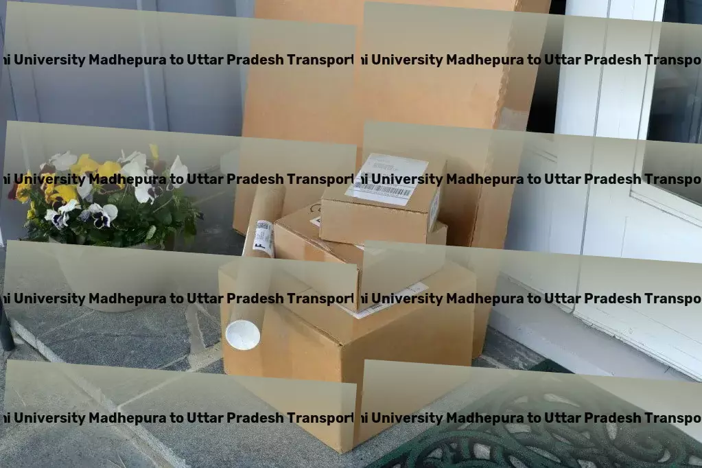 Abhilashi University Madhepura to Uttar Pradesh Transport Relax and unwind with at-home spa day recipes! - City-to-city goods logistics