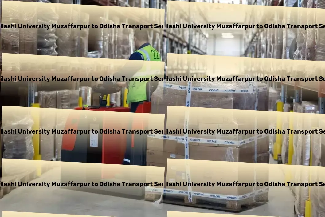 Abhilashi University Muzaffarpur to Odisha Transport Citywide parcel forwarding