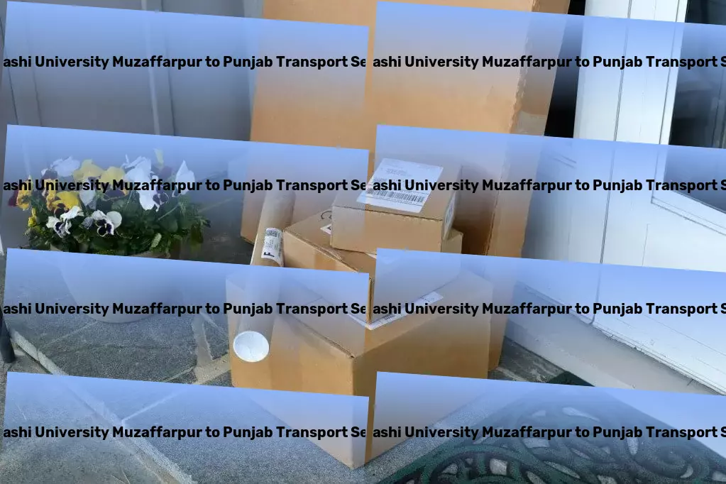 Abhilashi University Muzaffarpur to Punjab Transport Quick cargo services