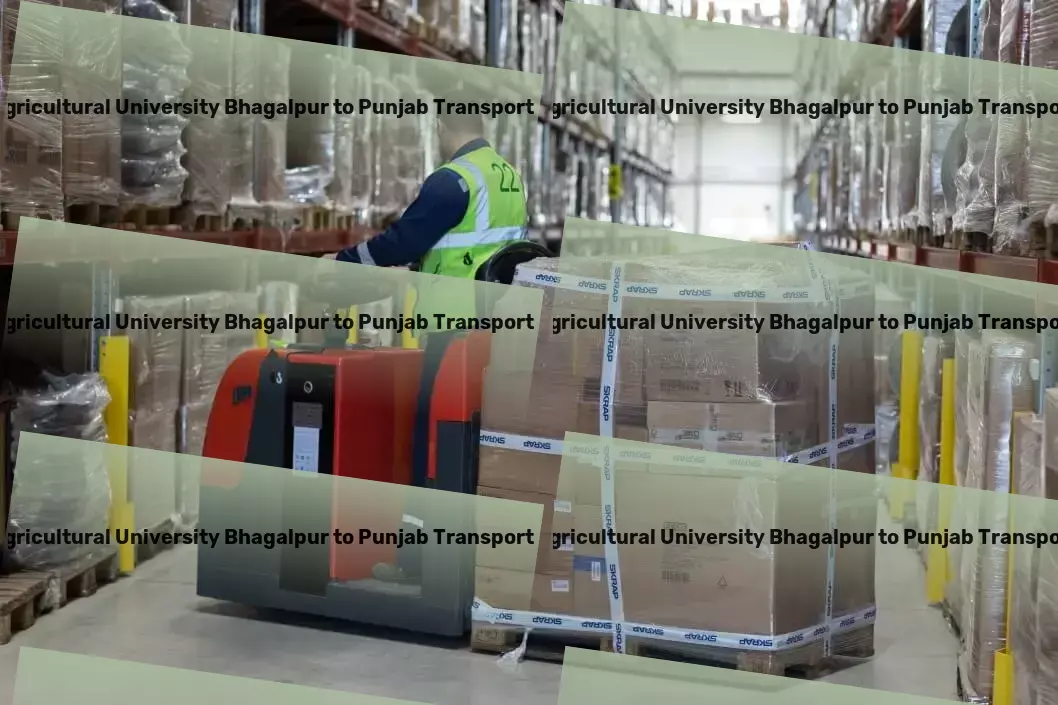 Bihar Agricultural University Bhagalpur to Punjab Transport Advanced freight delivery