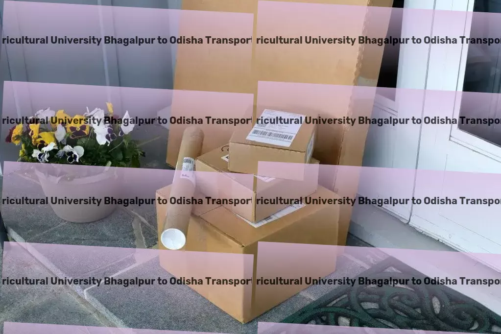 Bihar Agricultural University Bhagalpur to Odisha Transport Industrial haulage services