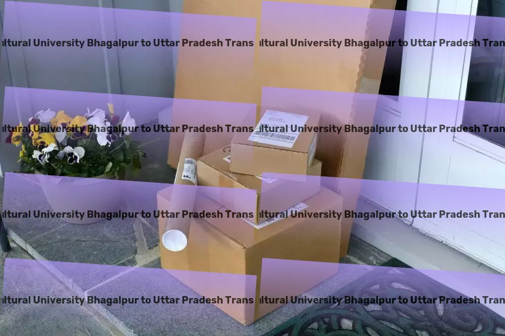 Bihar Agricultural University Bhagalpur to Uttar Pradesh Transport India's logistic landscape, simplified by our experts! - Large cargo movers