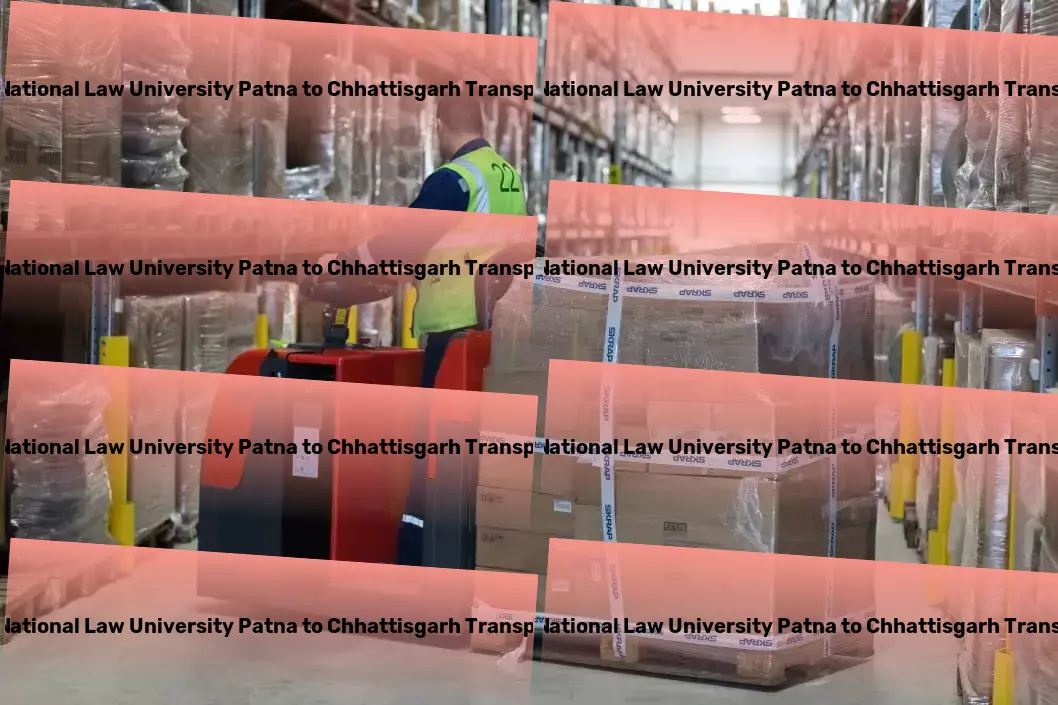 Chanakya National Law University Patna to Chhattisgarh Transport Inter-state cargo delivery