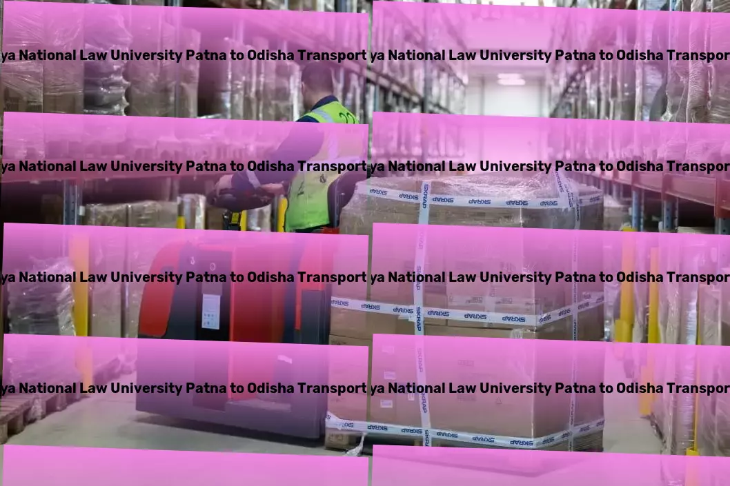 Chanakya National Law University Patna to Odisha Transport Specialized furniture moving