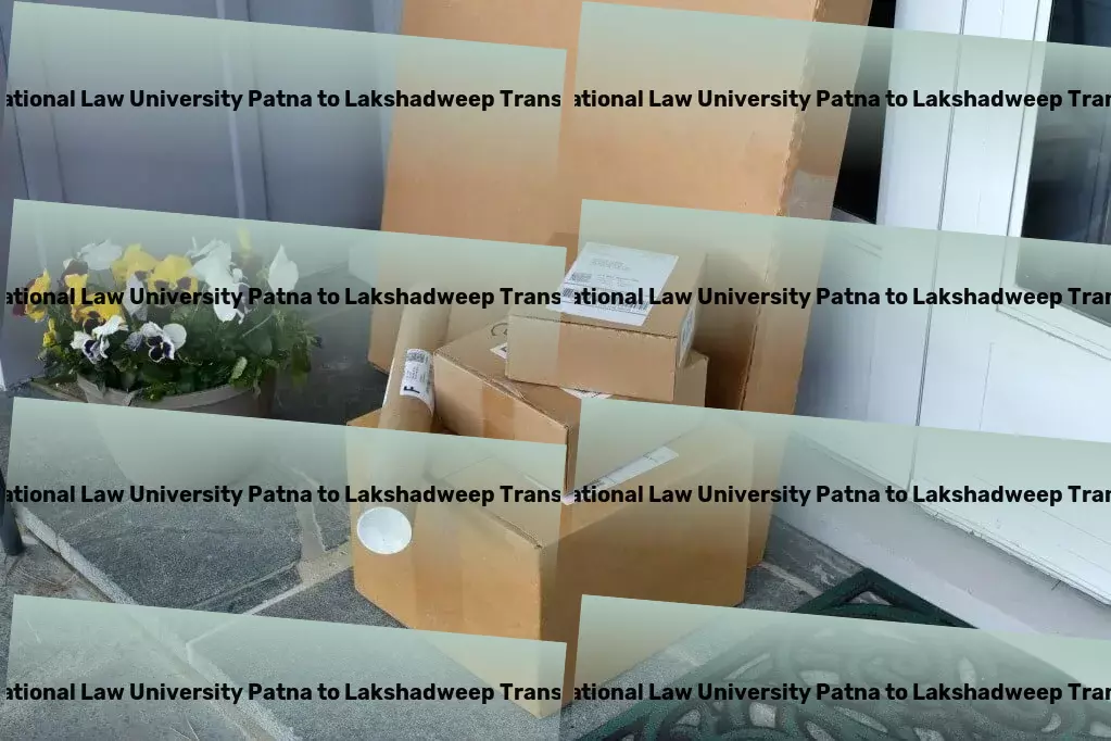 Chanakya National Law University Patna to Lakshadweep Transport Package shipping services