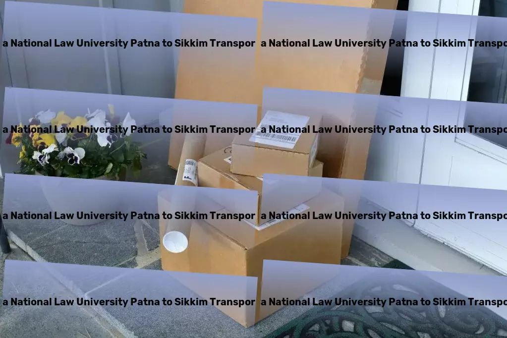 Chanakya National Law University Patna to Sikkim Transport End-to-end logistics