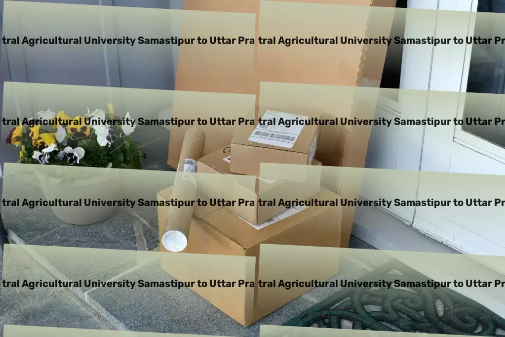 Dr Rajendra Prasad Central Agricultural University Samastipur to Uttar Pradesh Transport Customized courier services