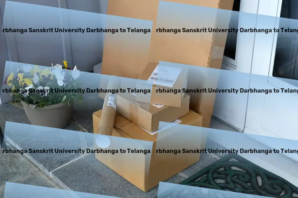 Kameshwar Singh Darbhanga Sanskrit University Darbhanga to Telangana Transport Full-service freight and shipment