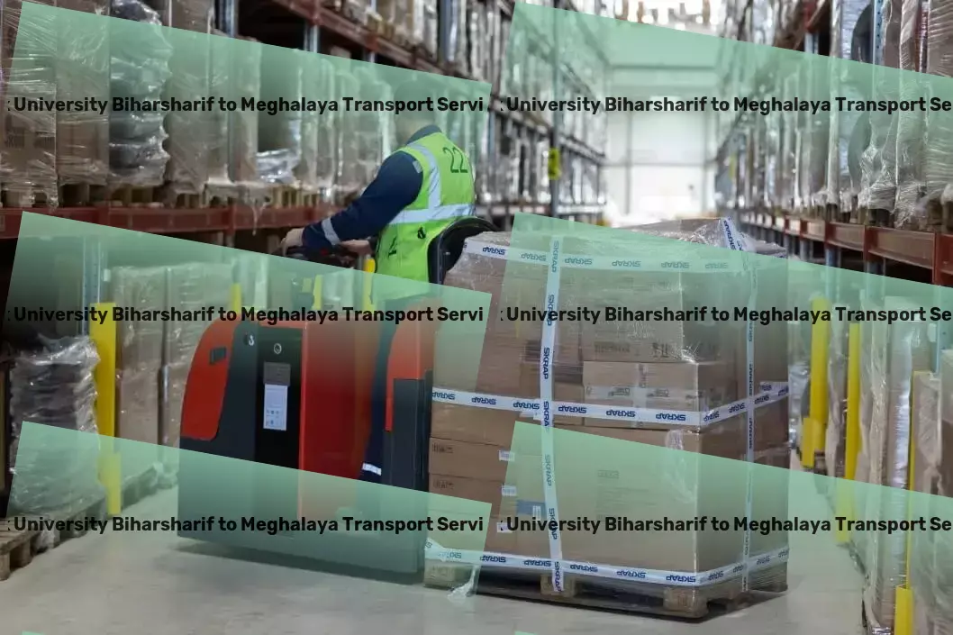 Kk University Biharsharif to Meghalaya Transport Integrated cargo services