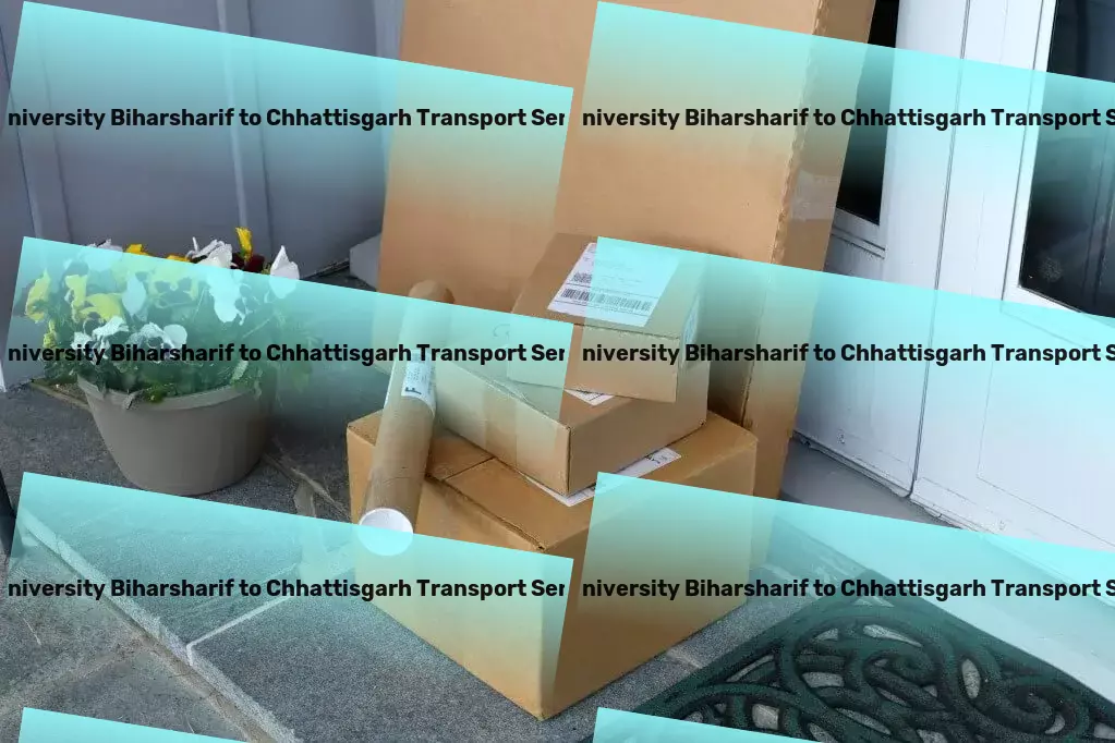 Kk University Biharsharif to Chhattisgarh Transport Household Transport