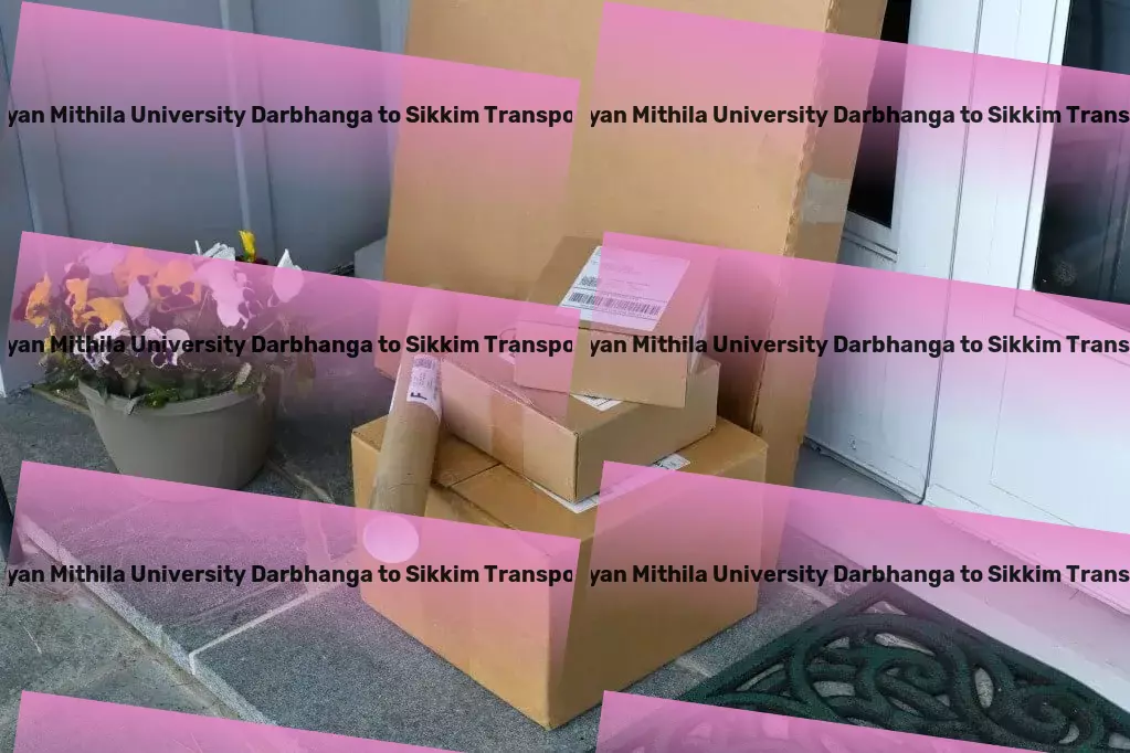 Lalit Narayan Mithila University Darbhanga to Sikkim Transport Express Delivery Services