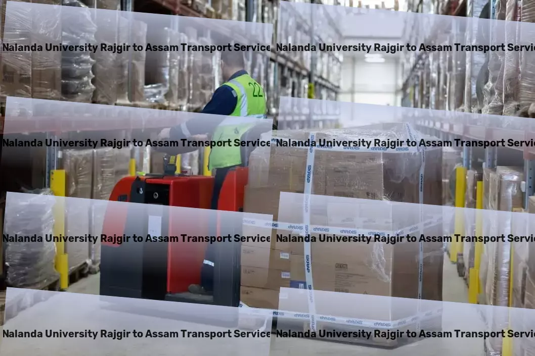 Nalanda University Rajgir to Assam Transport Online bulk cargo services